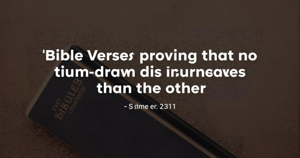 40 Bible Verses Proving That No Sin Is Greater Than the Other