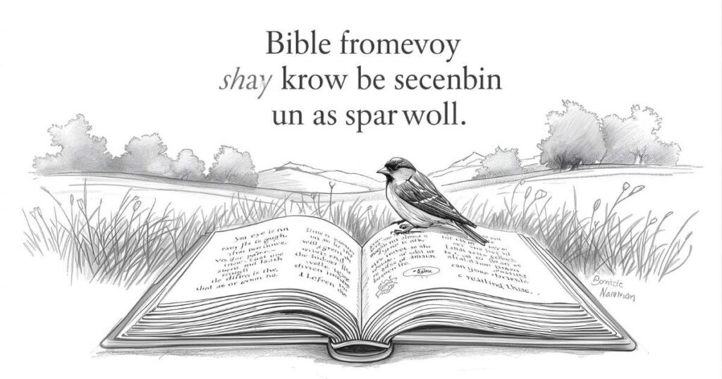 40 Bible Verses That Show His Eye Is On The Sparrow